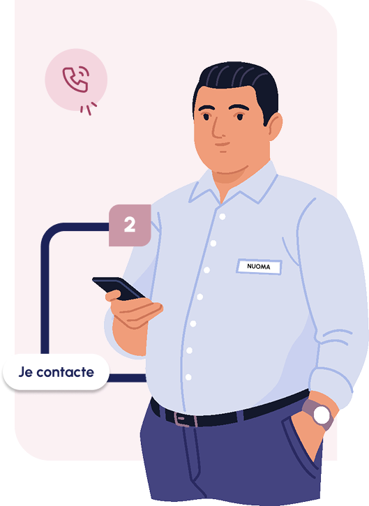 étape 2 je prends contact avec nuoma