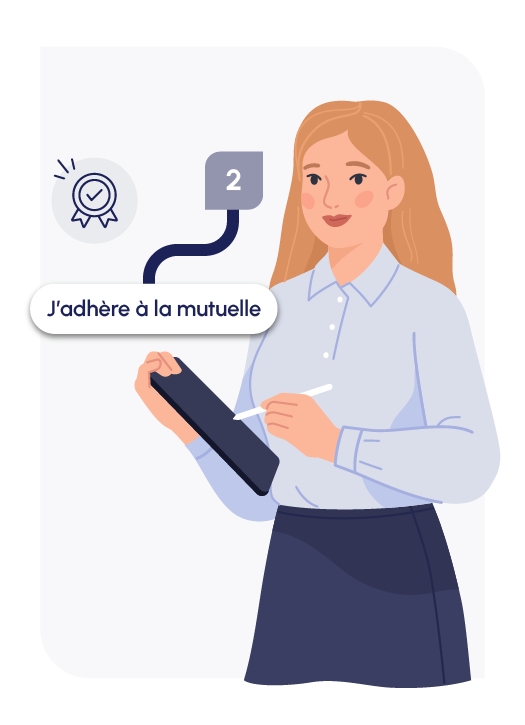 Étape 2 : J'adhère à la mutuelle NUOMA