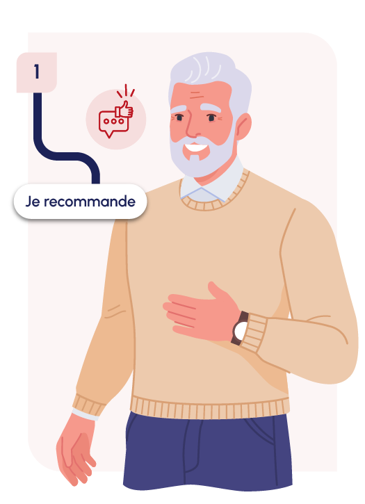Étape 1 : Je recommande NUOMA à un proche